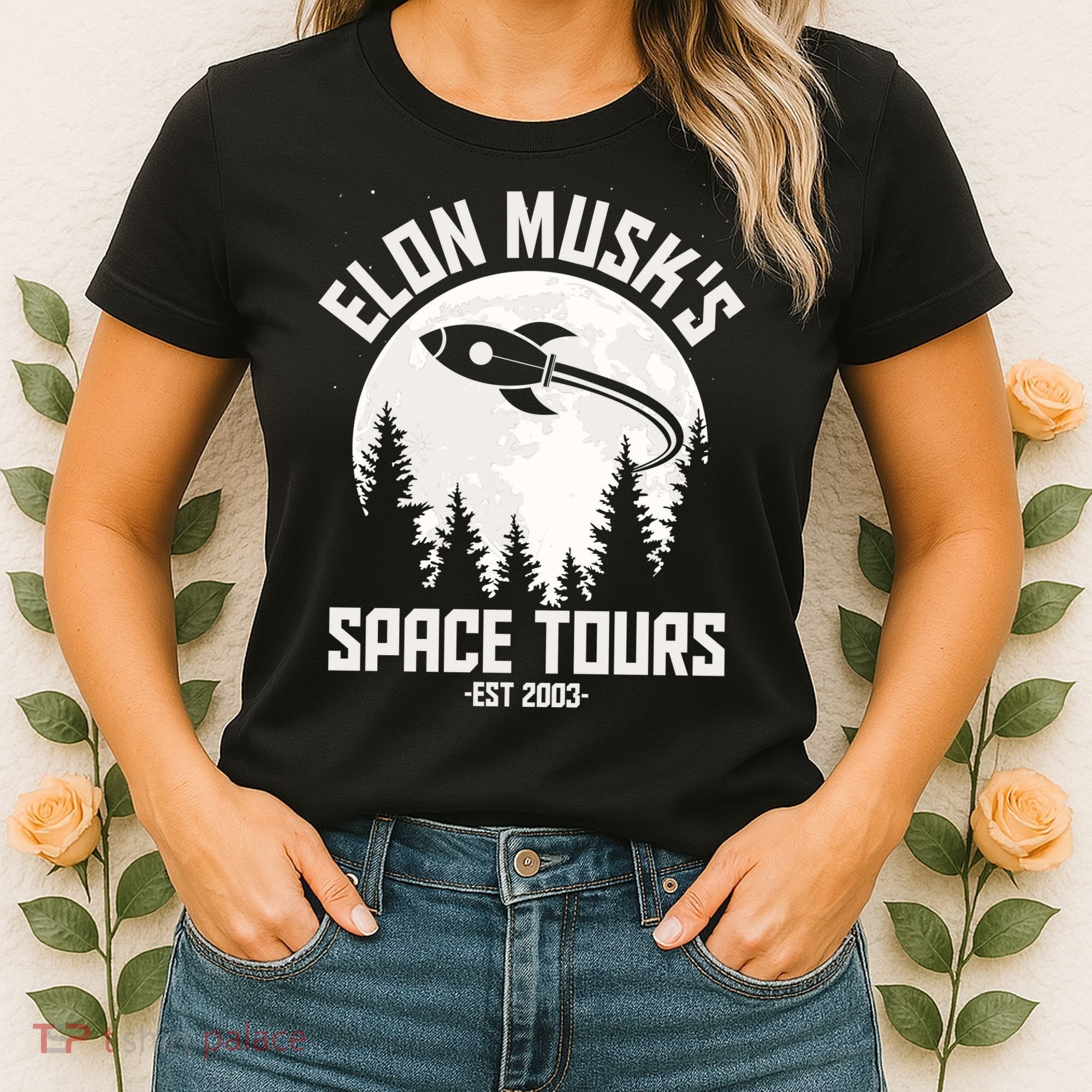 Elon Musk's Space Tours Est 2003 Women's T-Shirt