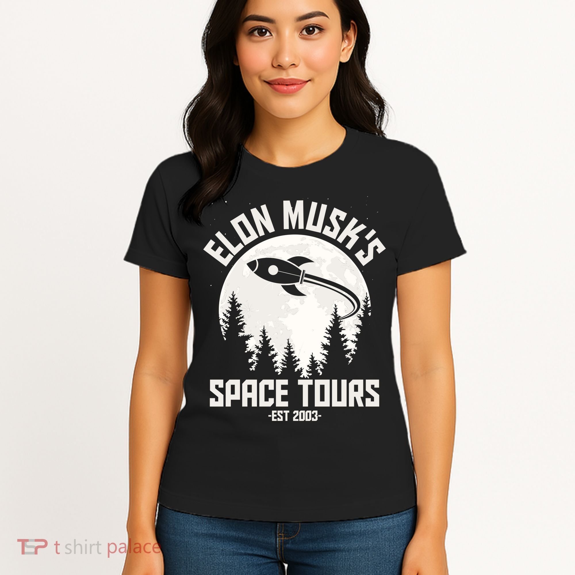 Elon Musk's Space Tours Est 2003 Women's T-Shirt