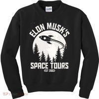 Elon Musk's Space Tours Est 2003 Kids Sweatshirt thumb 0