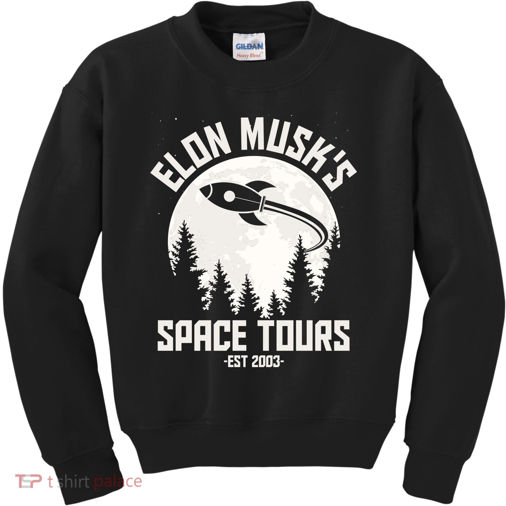 Elon Musk's Space Tours Est 2003 Kids Sweatshirt