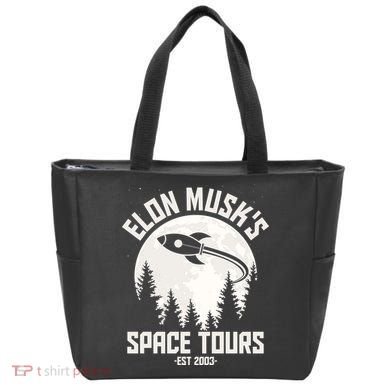 Elon Musk's Space Tours Est 2003 Tote Bag