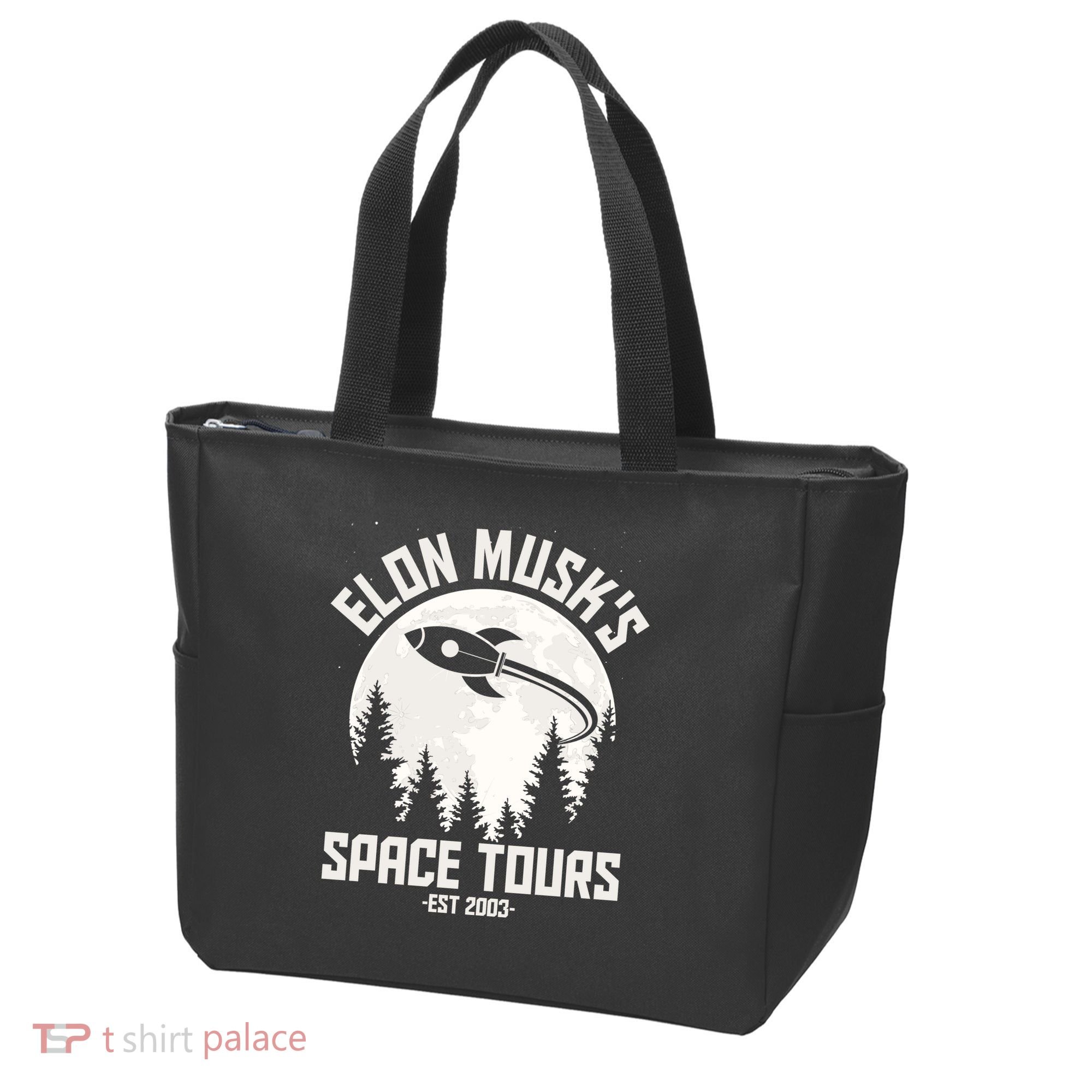 Elon Musk's Space Tours Est 2003 Tote Bag