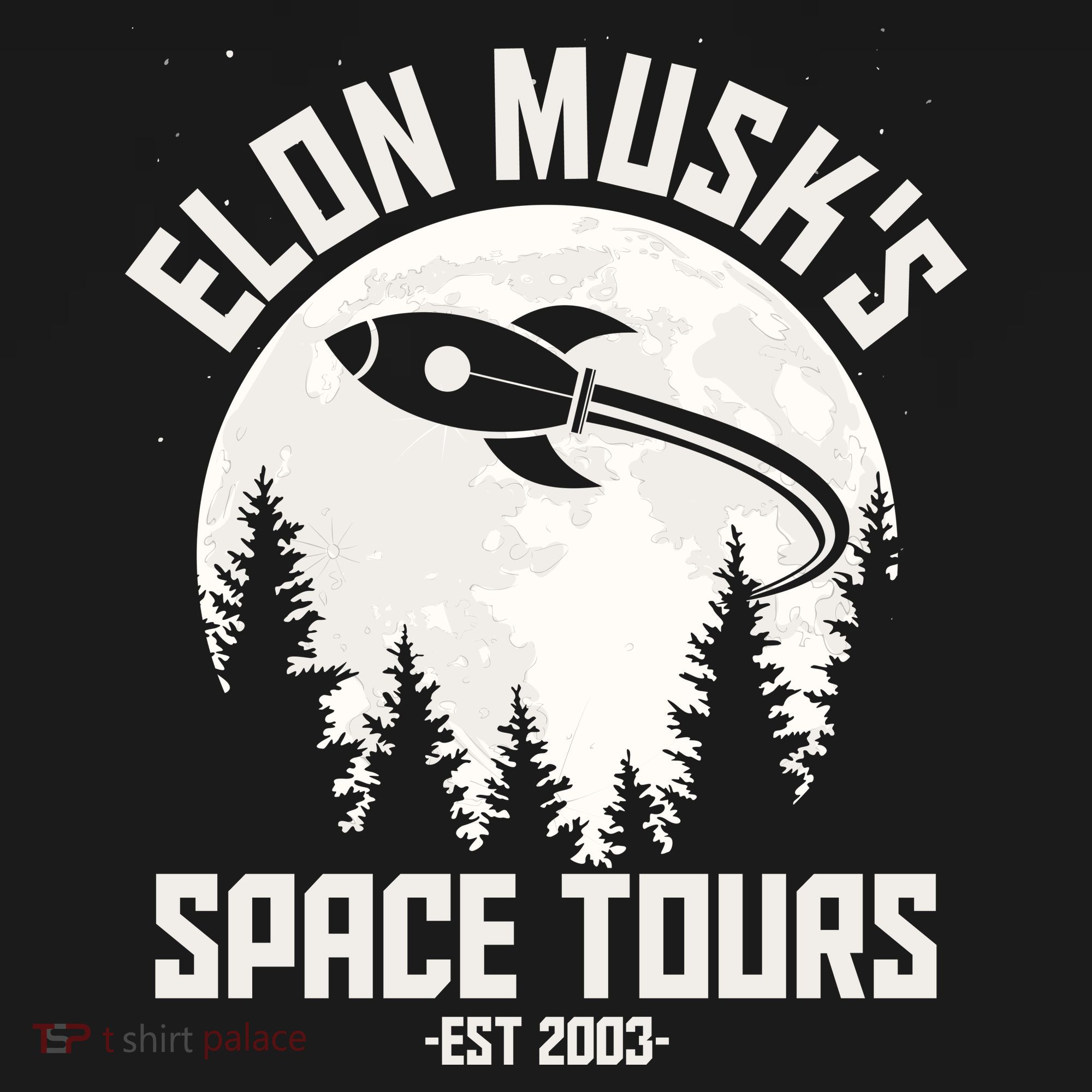 Elon Musk's Space Tours Est 2003 Tote Bag