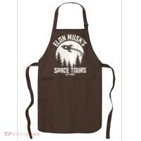 Elon Musk's Space Tours Est 2003 Apron thumb 0