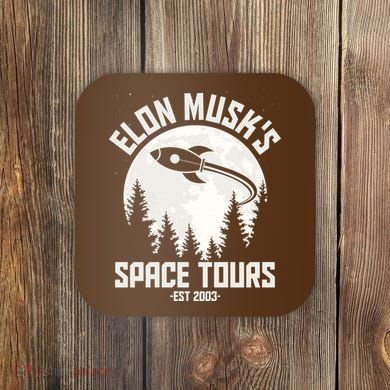 Elon Musk's Space Tours Est 2003 Coaster
