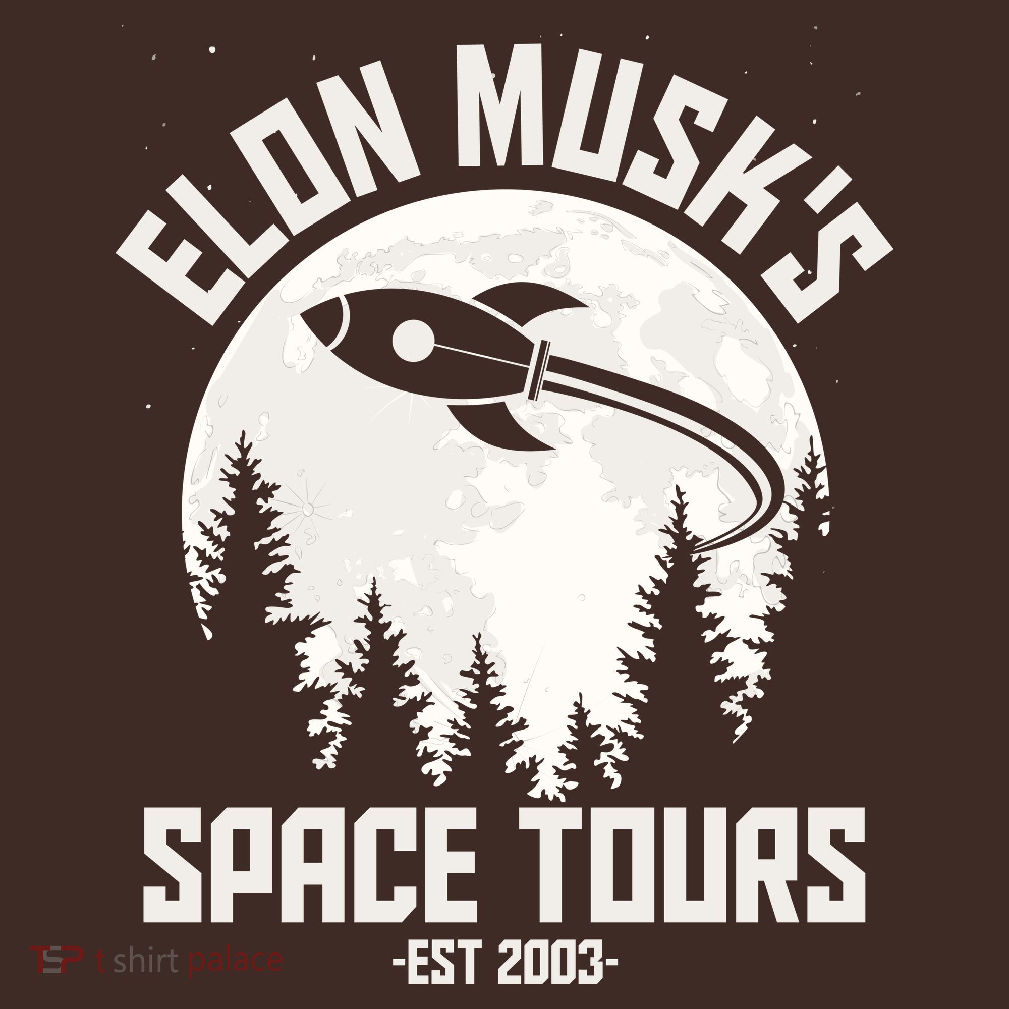Elon Musk's Space Tours Est 2003 Coaster