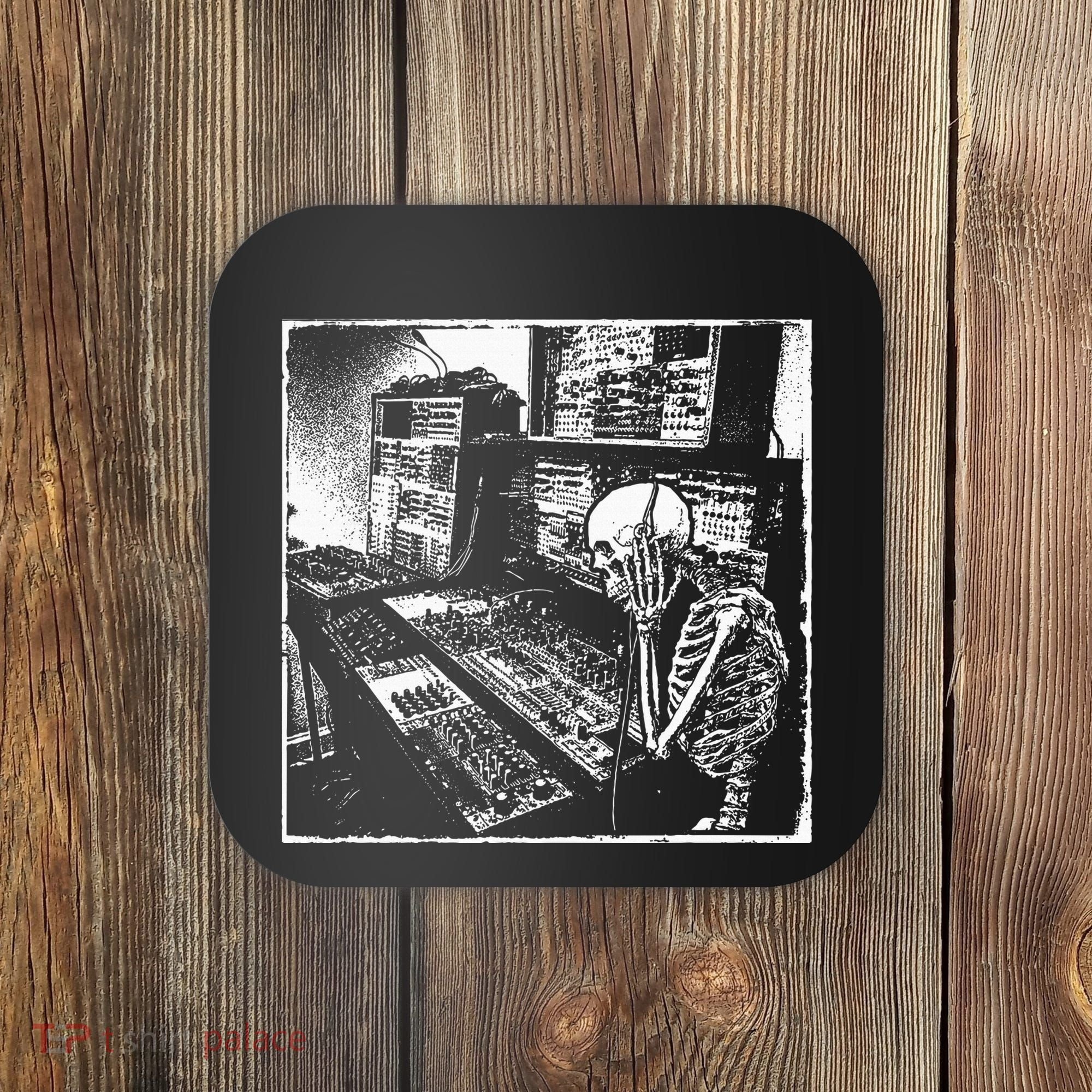 Electronic Music Synthesizer Techno Music Dj Producer Coaster