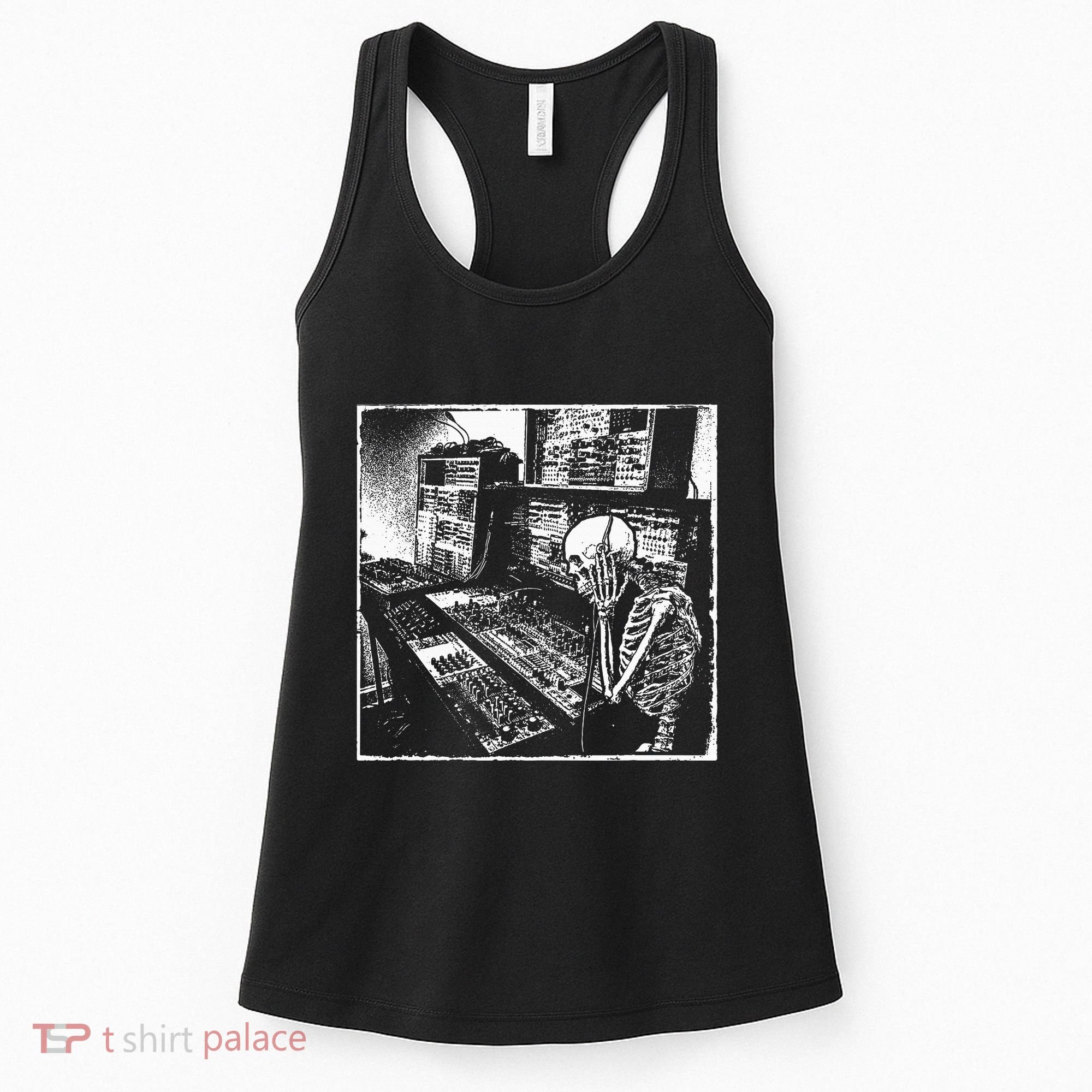 Electronic Music Synthesizer Techno Music Dj Producer Women's Tank Top