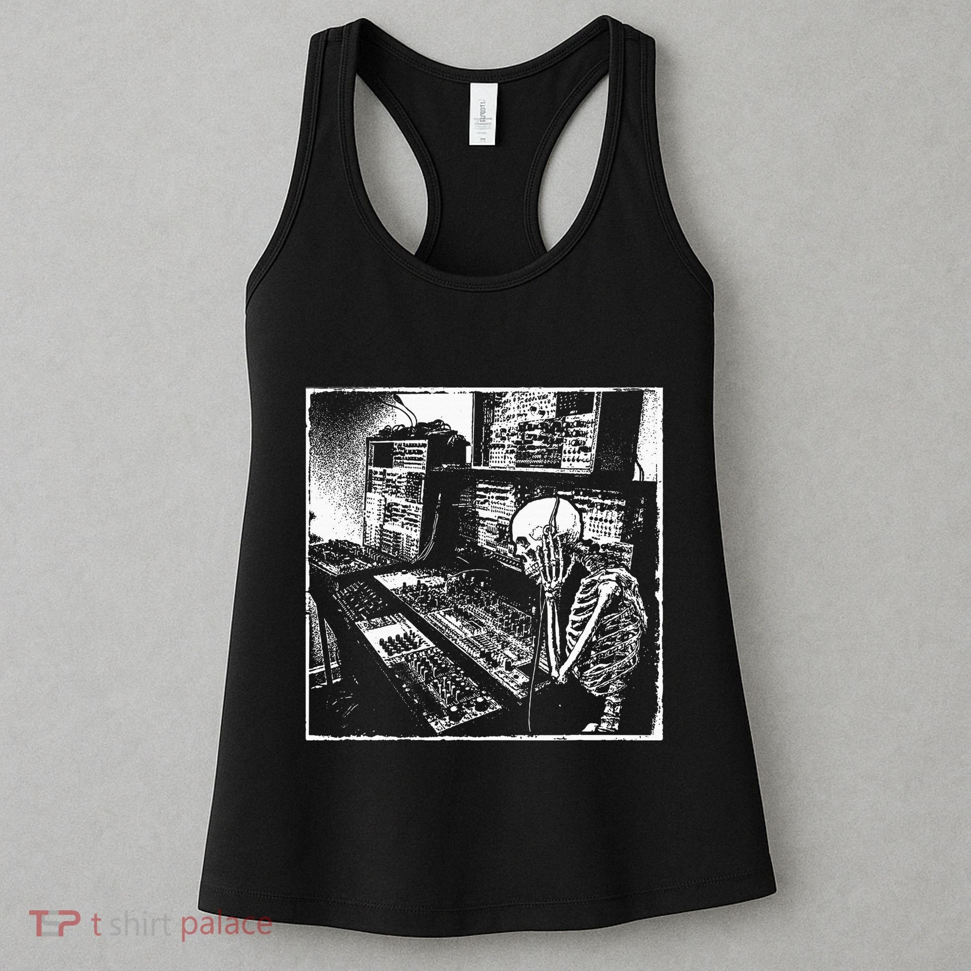 Electronic Music Synthesizer Techno Music Dj Producer Women's Tank Top