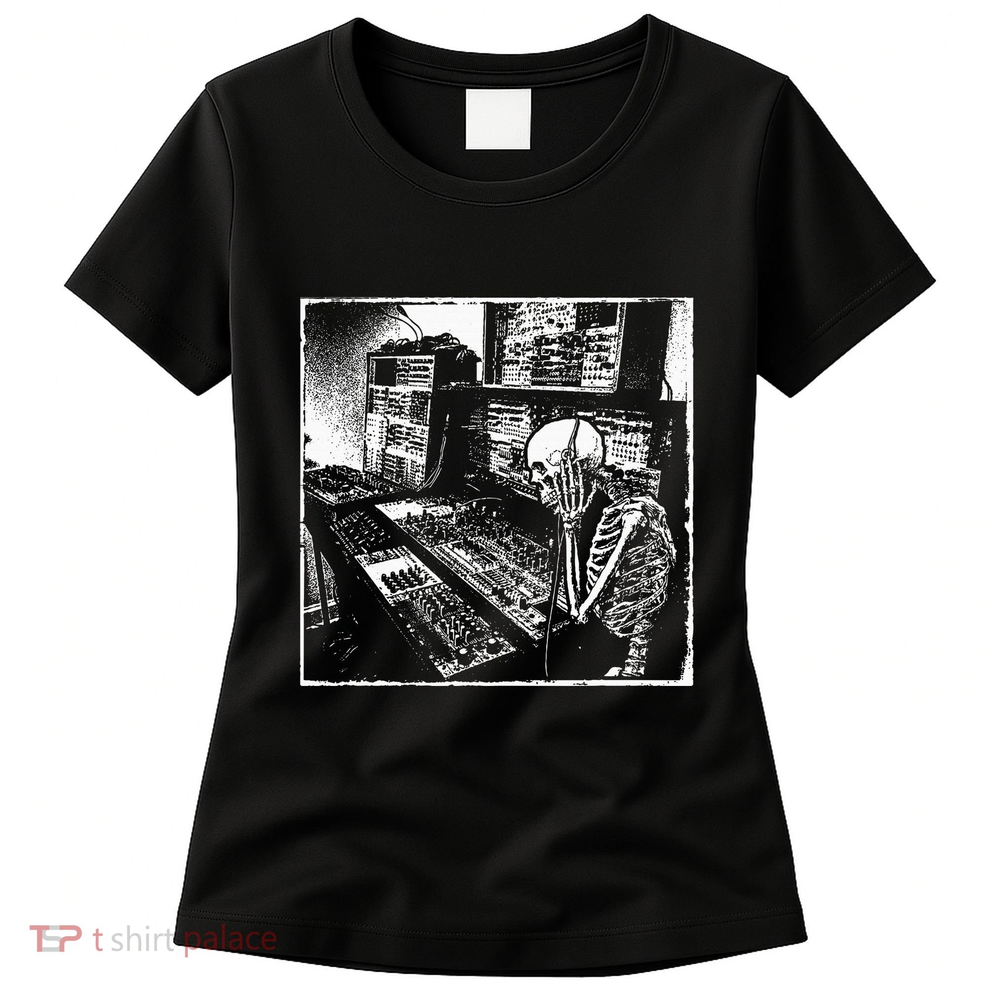 Electronic Music Synthesizer Techno Music Dj Producer Women's T-Shirt