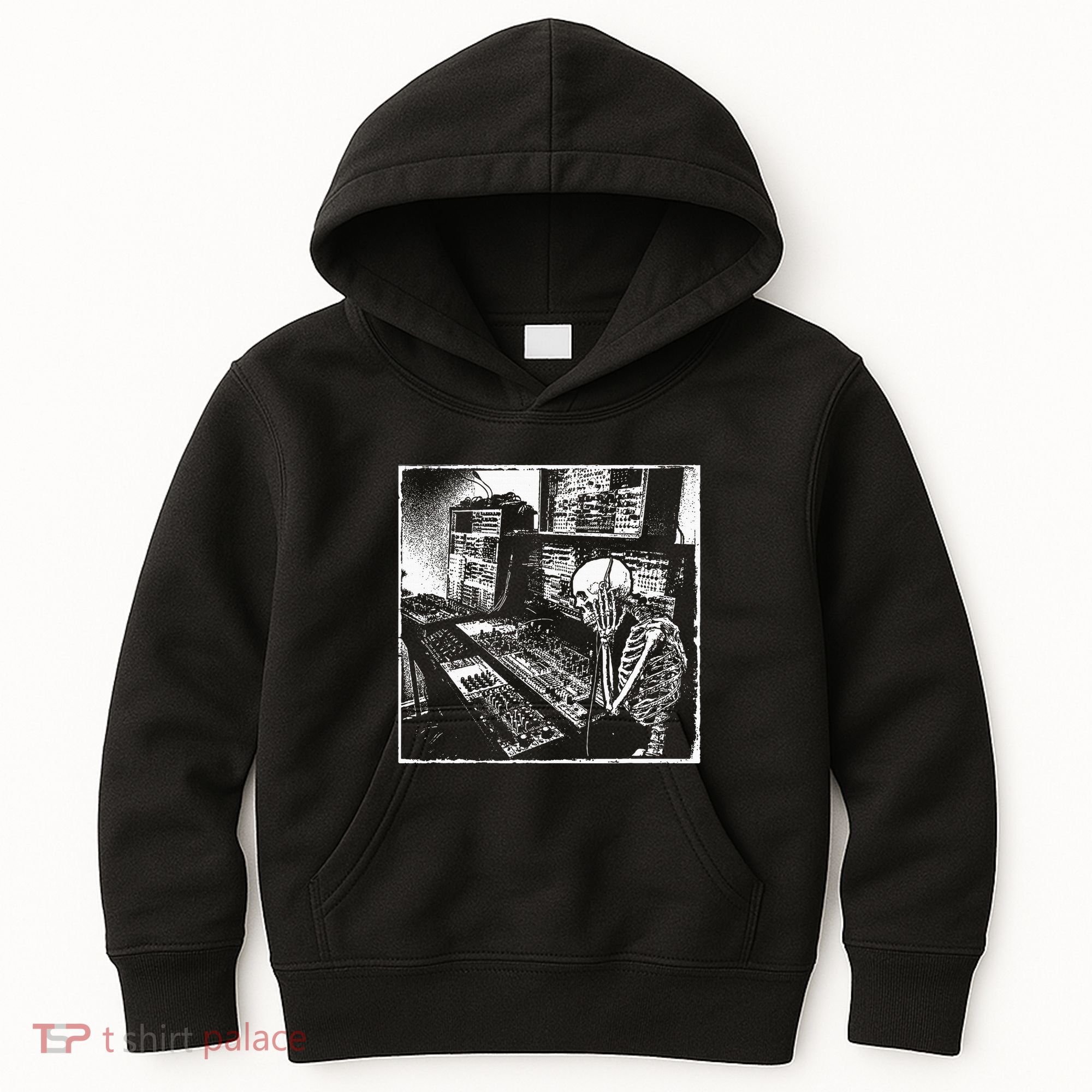 Electronic Music Synthesizer Techno Music Dj Producer Kids Hoodie