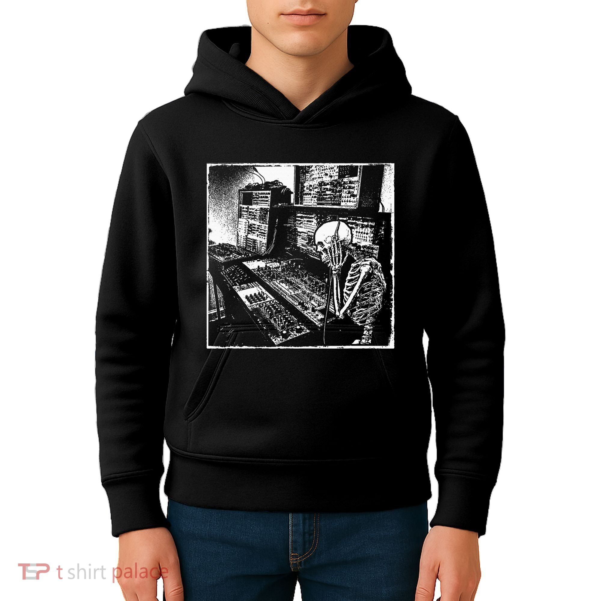 Electronic Music Synthesizer Techno Music Dj Producer Kids Hoodie