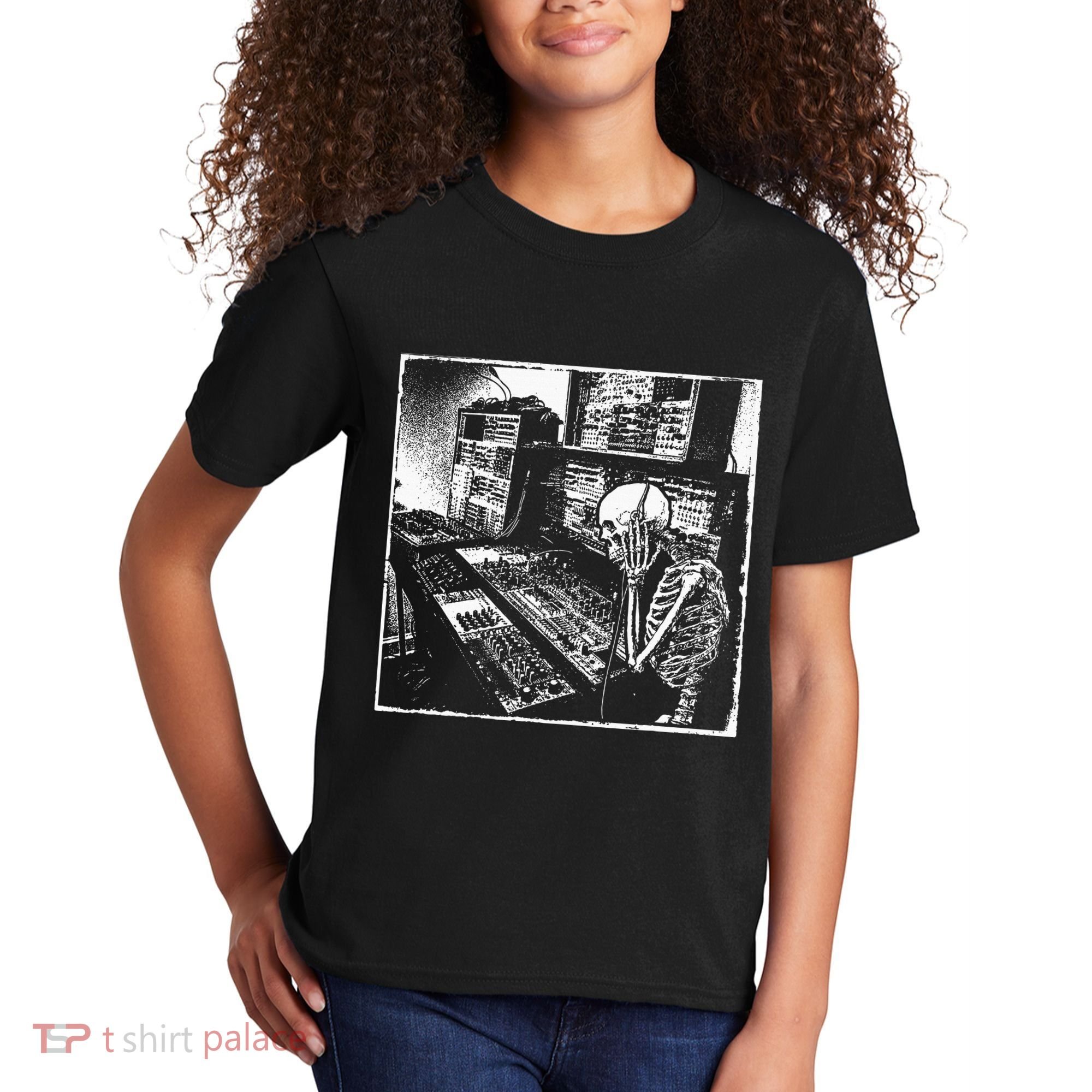 Electronic Music Synthesizer Techno Music Dj Producer Kids T-Shirt