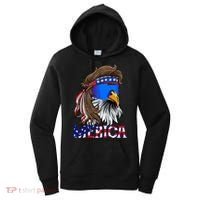 Eagle Mullet Sunglasses Merica 4th Of July Usa Women's Hoodie thumb 0