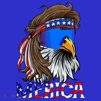 Eagle Mullet Sunglasses Merica 4th Of July Usa Women's Tank Top thumb 5