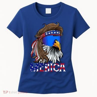 Eagle Mullet Sunglasses Merica 4th Of July Usa Women's T-Shirt