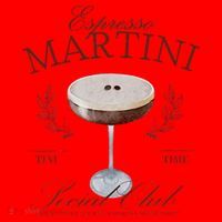 Espresso Martini Social Club Cocktail Bachelorette Santa Hat thumb 1
