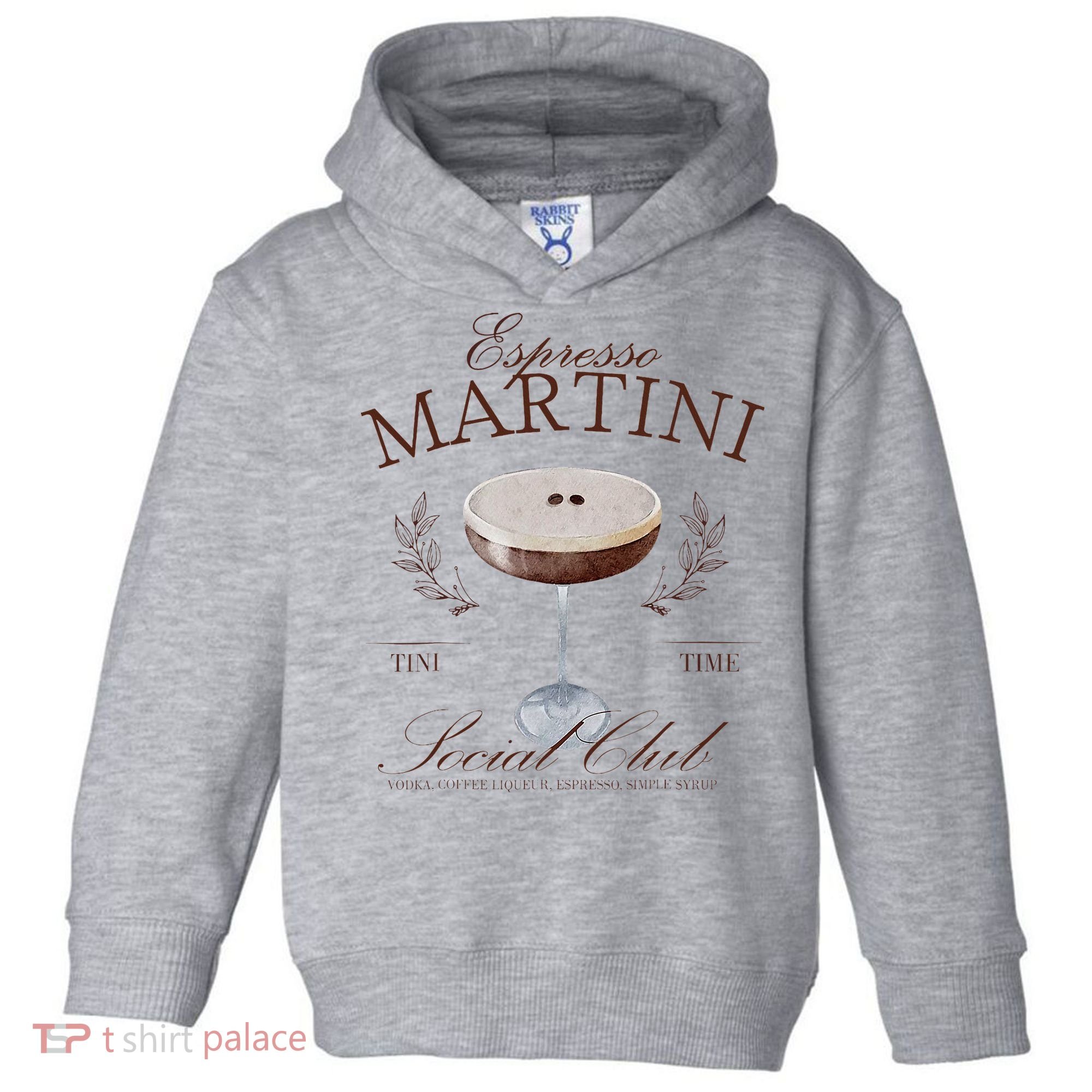 Espresso Martini Social Club Cocktail Bachelorette Toddler Hoodie