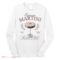 Espresso Martini Social Club Cocktail Bachelorette Long Sleeve Shirt thumb 0