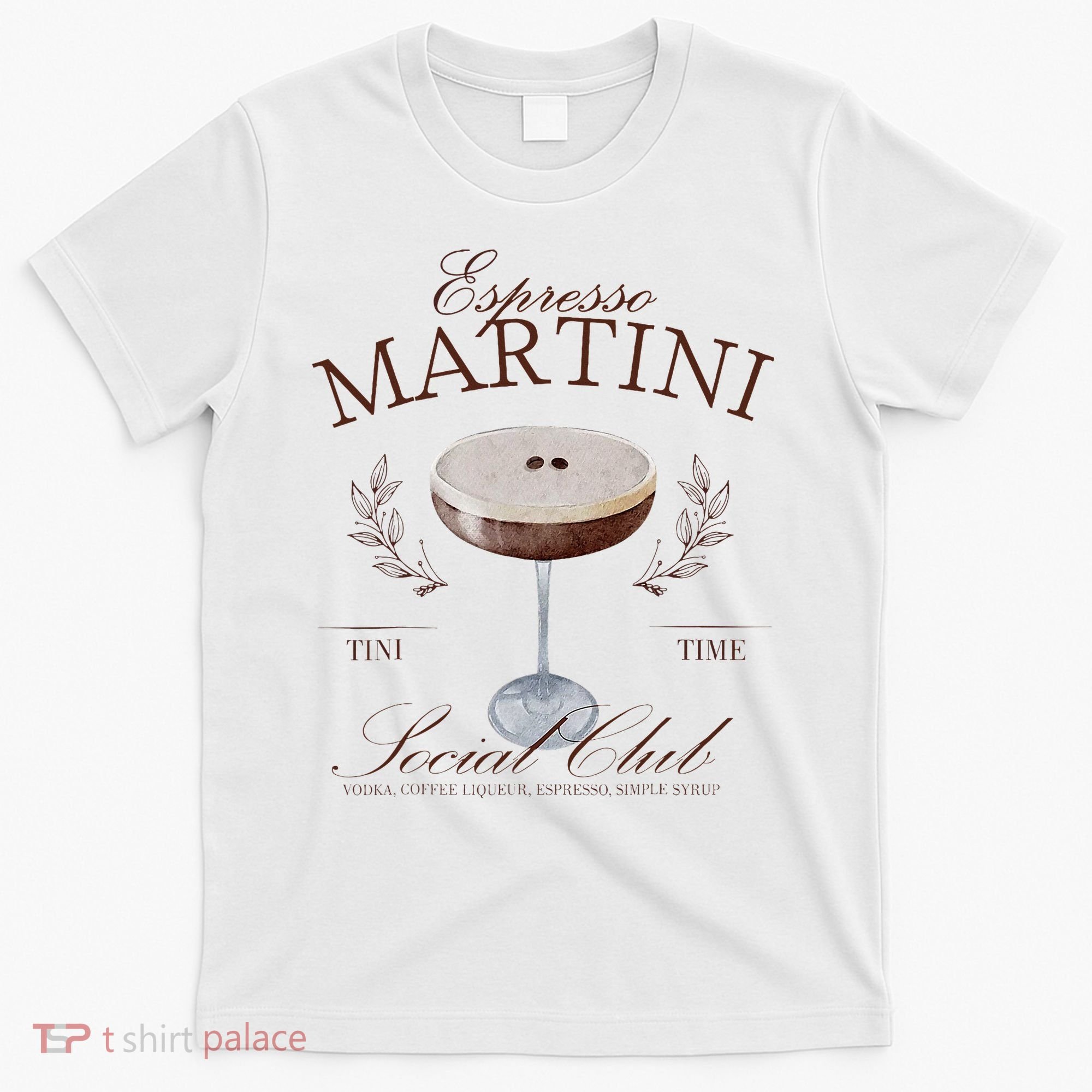 Espresso Martini Social Club Cocktail Bachelorette T-Shirt