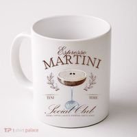 Espresso Martini Social Club Cocktail Bachelorette Coffee Mug thumb 0