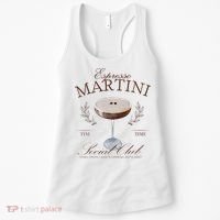 Espresso Martini Social Club Cocktail Bachelorette Women's Tank Top thumb 0