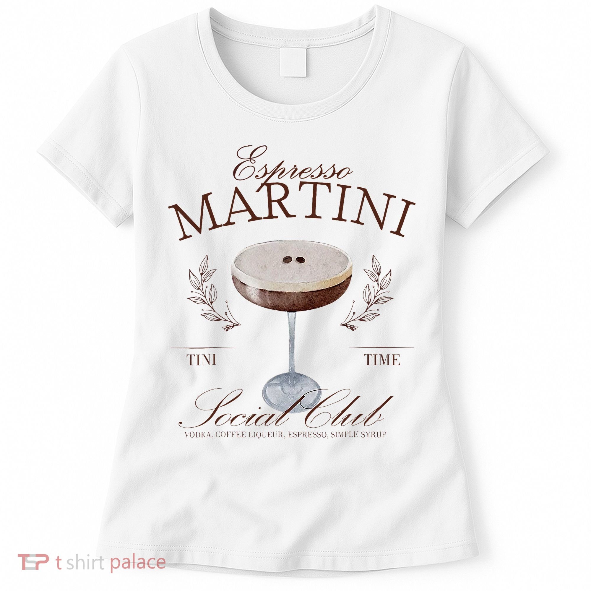 Espresso Martini Social Club Cocktail Bachelorette Women's T-Shirt