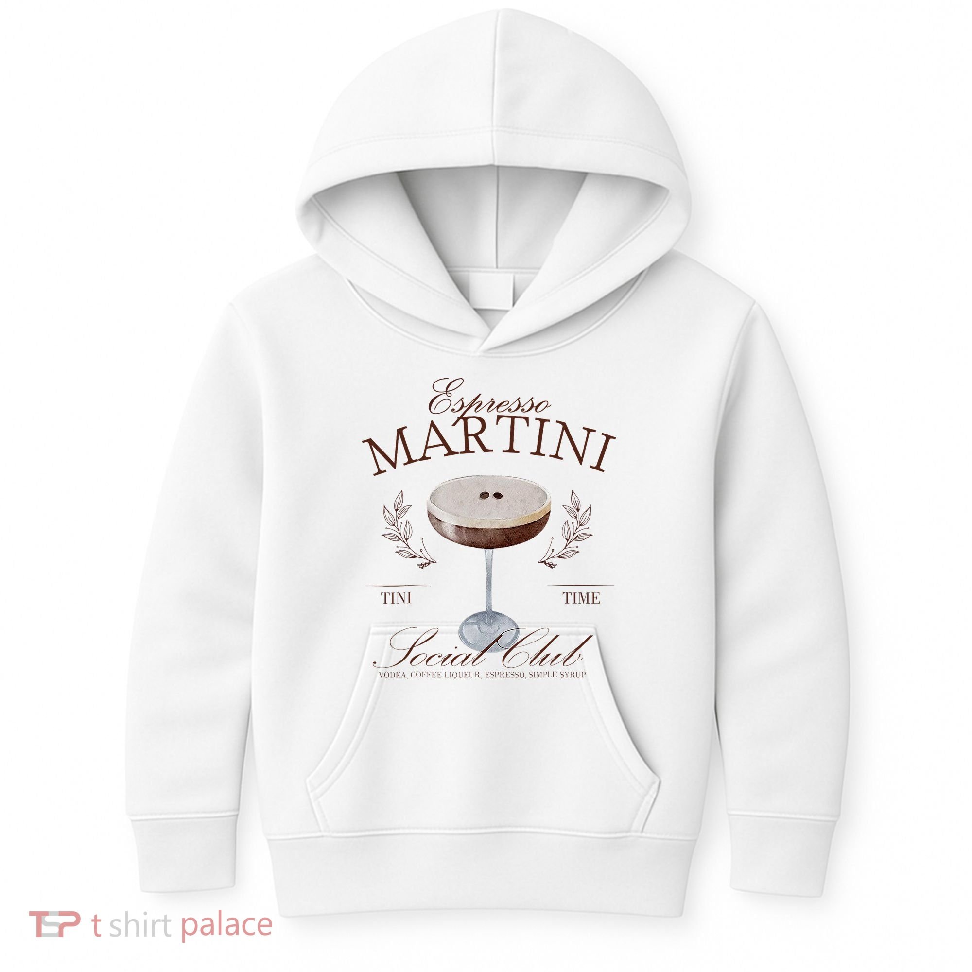Espresso Martini Social Club Cocktail Bachelorette Kids Hoodie