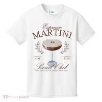 Espresso Martini Social Club Cocktail Bachelorette Kids T-Shirt thumb 0