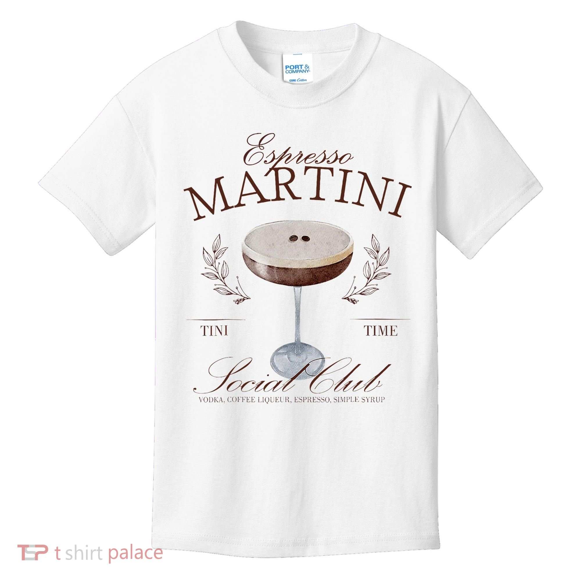 Espresso Martini Social Club Cocktail Bachelorette Kids T-Shirt