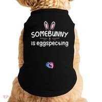 Expecting Mom Somebunny Is Eggspecting Easter Pregnancys Doggie Tank thumb 0