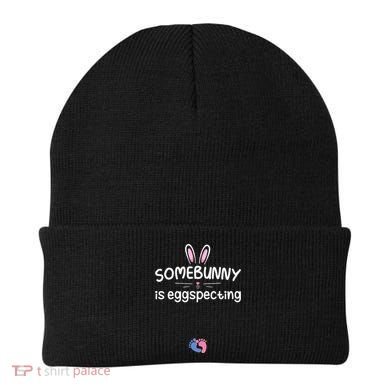 Expecting Mom Somebunny Is Eggspecting Easter Pregnancys Beanie