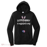 Expecting Mom Somebunny Is Eggspecting Easter Pregnancys Women's Hoodie thumb 0