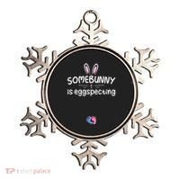 Expecting Mom Somebunny Is Eggspecting Easter Pregnancys Ornament thumb 0