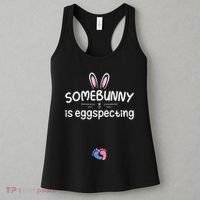Expecting Mom Somebunny Is Eggspecting Easter Pregnancys Women's Tank Top thumb 3