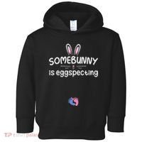 Expecting Mom Somebunny Is Eggspecting Easter Pregnancys Toddler Hoodie thumb 0