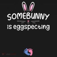 Expecting Mom Somebunny Is Eggspecting Easter Pregnancys Tank Top thumb 6