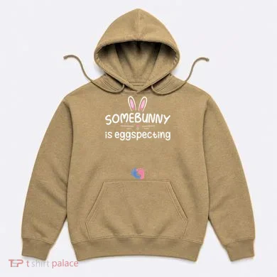 Expecting Mom Somebunny Is Eggspecting Easter Pregnancys Hoodie