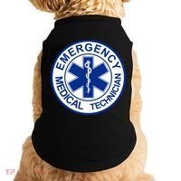 EMT Emergency Medical Technician Logo Doggie Tank thumb 0
