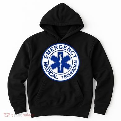 EMT Emergency Medical Technician Logo Hoodie
