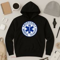 EMT Emergency Medical Technician Logo Hoodie thumb 3