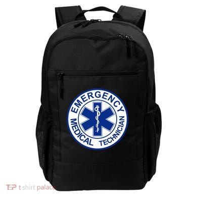 EMT Emergency Medical Technician Logo Backpack