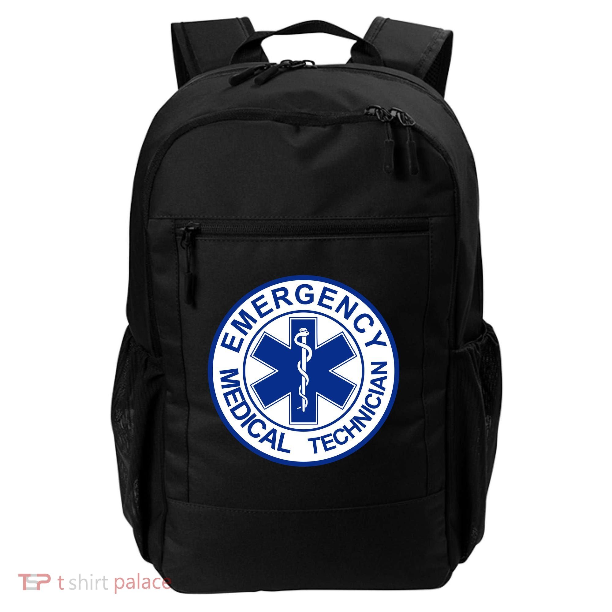 EMT Emergency Medical Technician Logo Backpack
