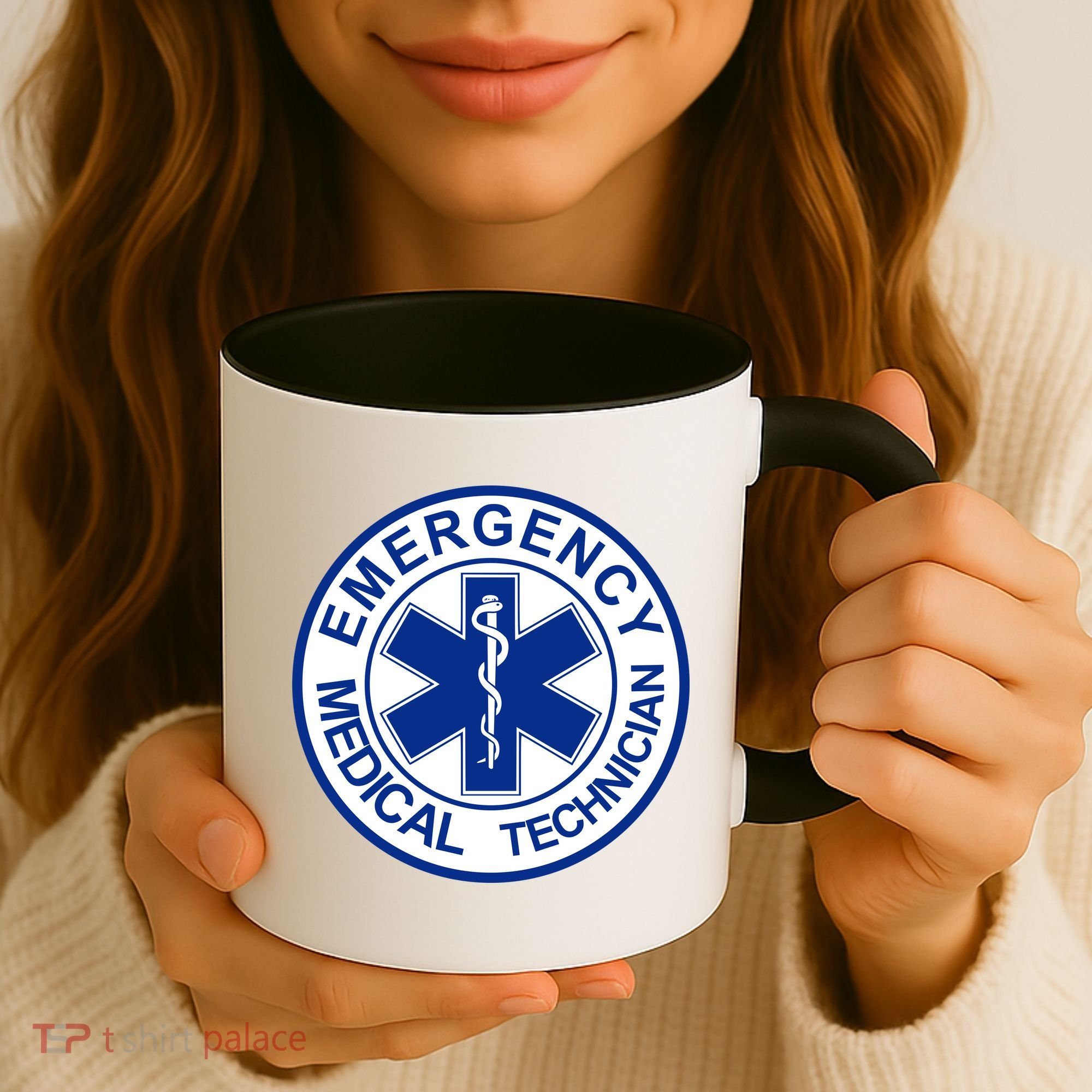 EMT Emergency Medical Technician Logo Coffee Mug