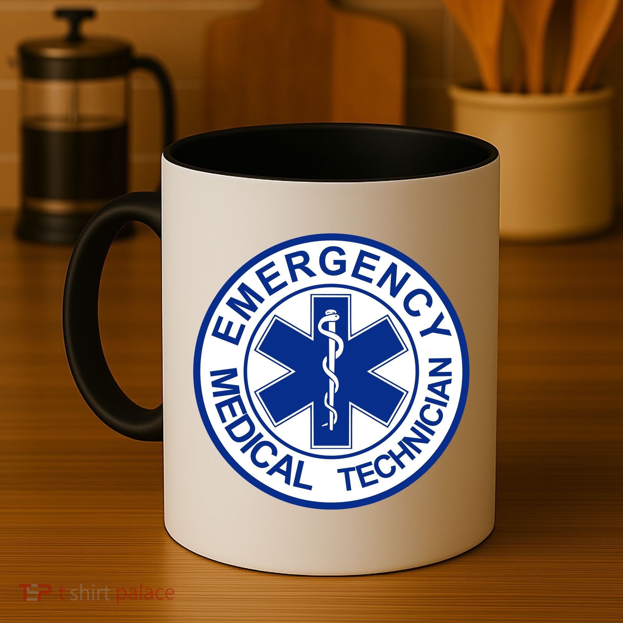 EMT Emergency Medical Technician Logo Coffee Mug