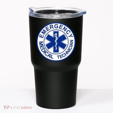 EMT Emergency Medical Technician Logo Tumbler