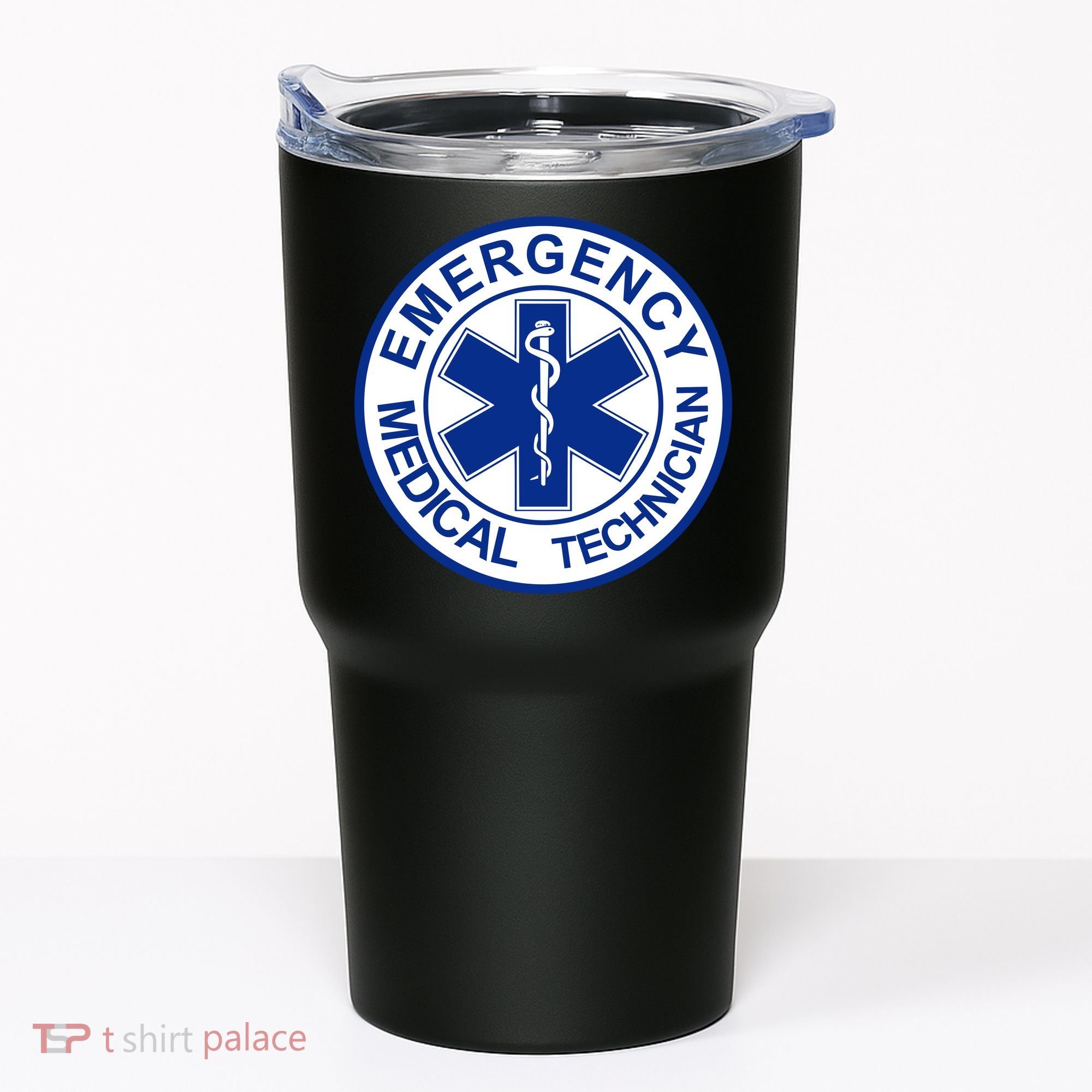EMT Emergency Medical Technician Logo Tumbler