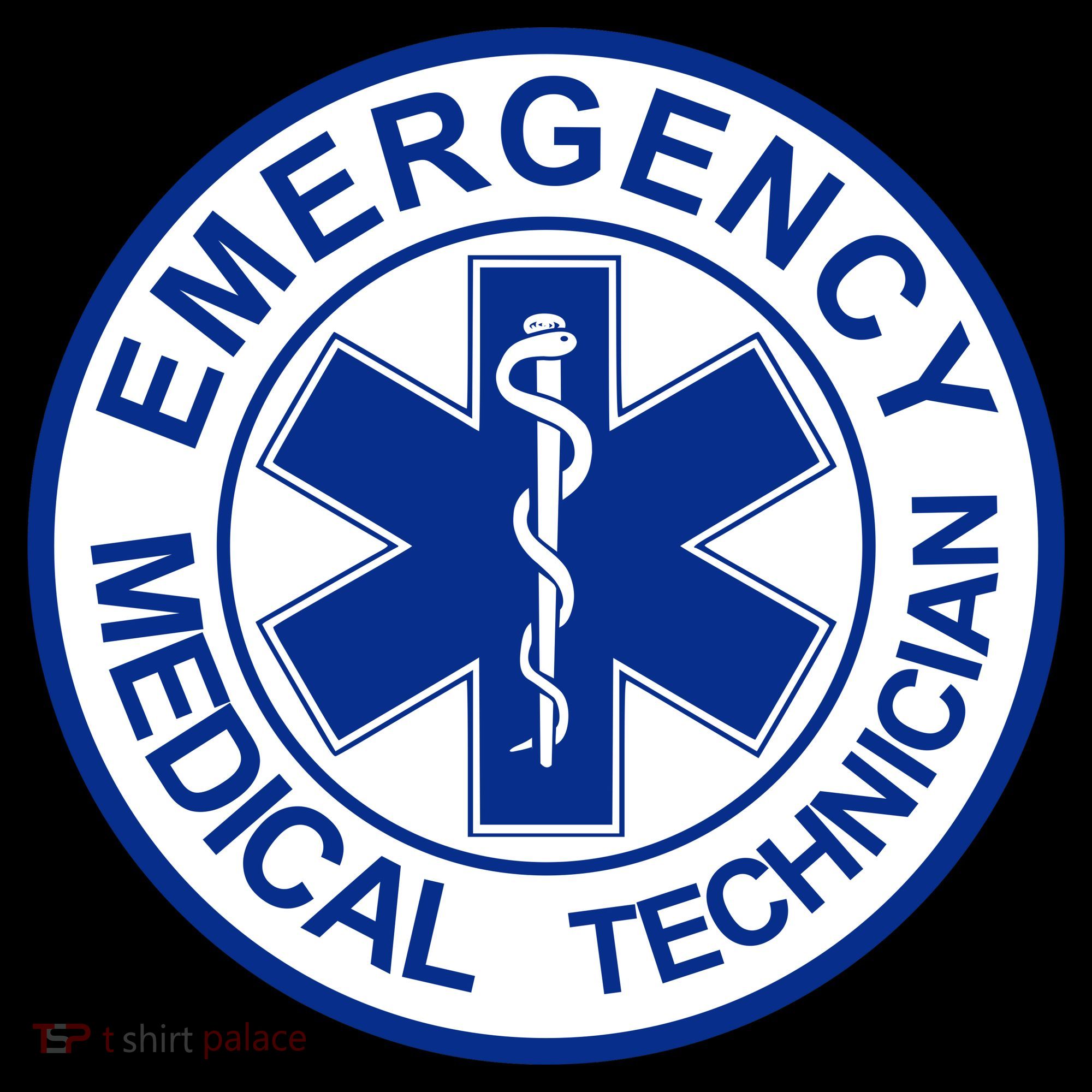 EMT Emergency Medical Technician Logo Mousepad