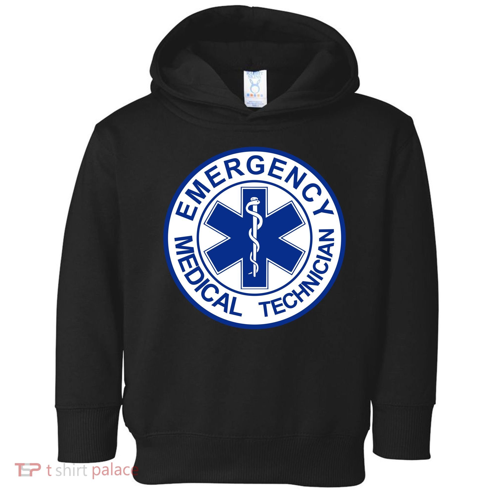 EMT Emergency Medical Technician Logo Toddler Hoodie