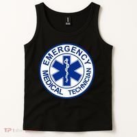 EMT Emergency Medical Technician Logo Tank Top thumb 2